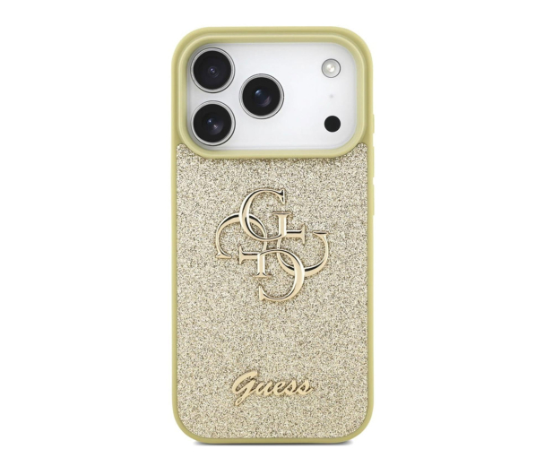 Guess Fixed Glitter Big 4G do iPhone 17 Pro złoty - 1365532 - zdjęcie 2